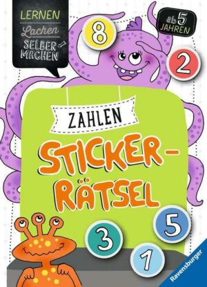 Zahlen-Sticker-Rätsel ab 5 Jahren