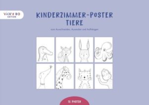 Kinderzimmer Poster - Tiere