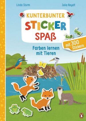 Kunterbunter Stickerspaß - Farben lernen mit Tieren