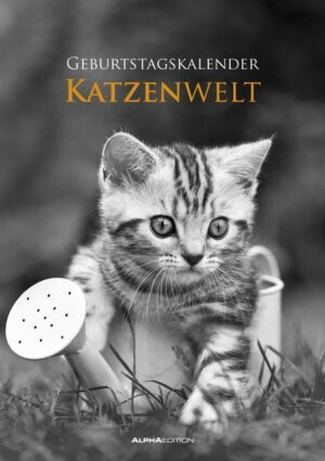Geburtstagskalender Katzenwelt - immerwährend - (21 x 30)