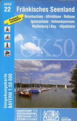Fränkisches Seenland 1 : 50.000 (UK50-22)