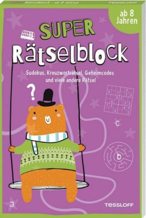 Super Rätselblock ab 8 Jahren.Sudokus