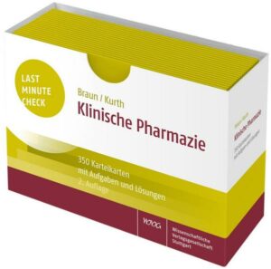 Last Minute Check - Klinische Pharmazie