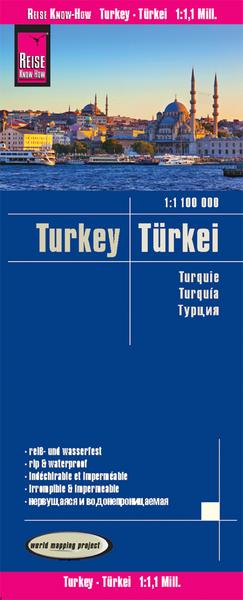 Reise Know-How Landkarte Türkei / Turkey (1:1.100.000)