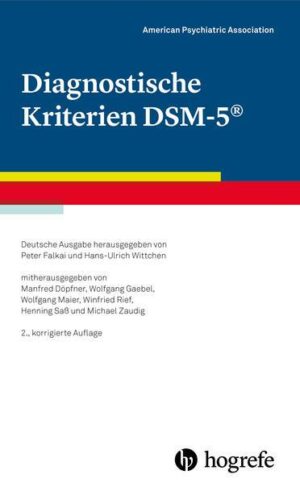 Diagnostische Kriterien DSM-5