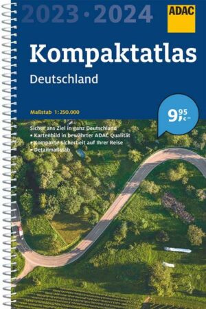 ADAC Kompaktatlas Deutschland 2023/2024 1:250 000