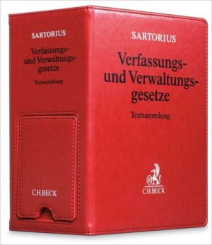 Verfassungs- und Verwaltungsgesetze der Bundesrepublik Deutschland Premium-Ordner 86 mm in Lederoptik mit integrierter Buchstütze