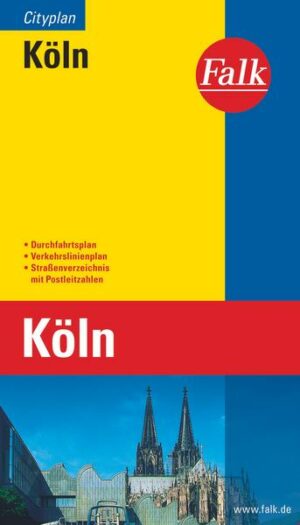 Falk Cityplan Köln 1 : 23 000