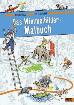 Das Wimmelbilder-Malbuch