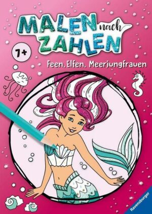 Malen nach Zahlen ab 7: Feen