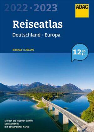 ADAC ReiseAtlas 2022/2023 Deutschland 1:200 000