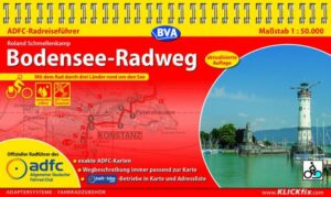 ADFC-Radreiseführer Bodensee-Radweg 1:50.000 praktische Spiralbindung