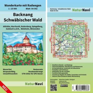 Backnang - Schwäbischer Wald 1 : 25 000