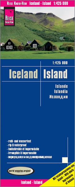 Reise Know-How Landkarte Island / Iceland (1:425.000)