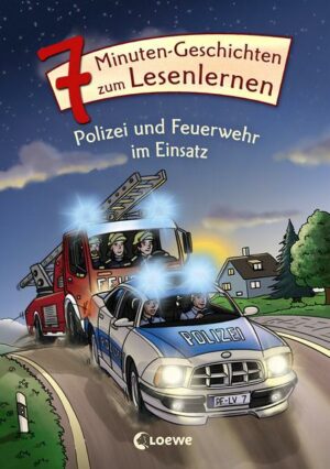 Leselöwen - Das Original - 7-Minuten-Geschichten zum Lesenlernen - Polizei und Feuerwehr im Einsatz