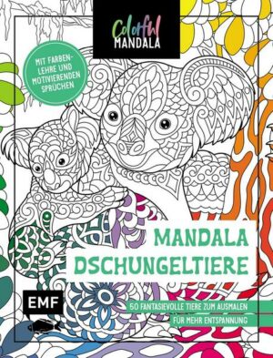 Colorful Mandala – Mandala – Dschungeltiere