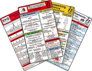 Rettungsdienst Karten-Set - EKG