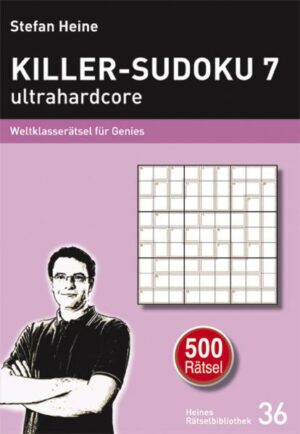 Killer-Sudoku 7 – ultrahardcore