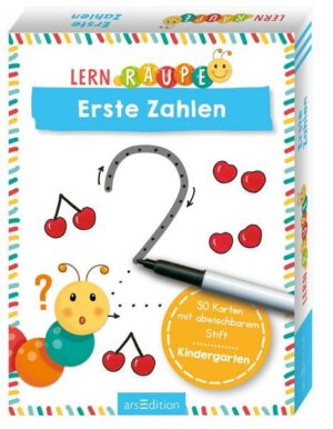 Lernraupe – Erste Zahlen