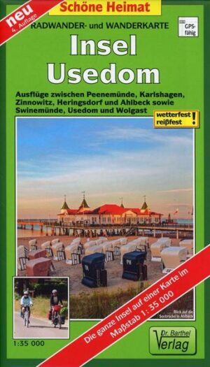 Radwander- und Wanderkarte Insel Usedom