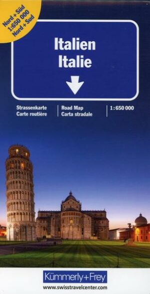 Strassenkarte Italien 1:650 000