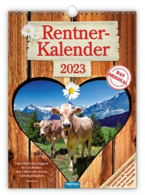 Trötsch Classickalender Rentnerkalender 2023 - Interessantes und Lustiges nicht nur für Senioren. Cartoons