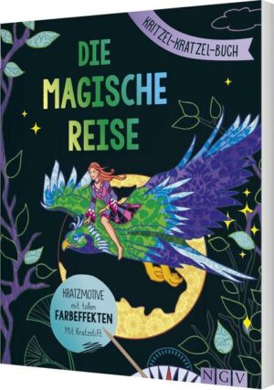 Die magische Reise - Kritzel-Kratzel-Buch mit Bambus-Stick