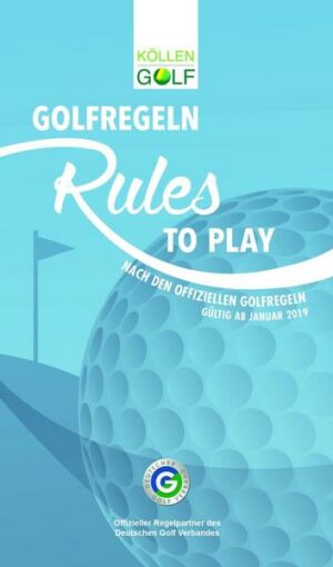 Golfregeln - Rules to play