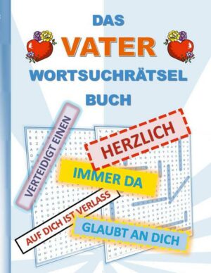 Das Vater Wortsuchrätsel Buch