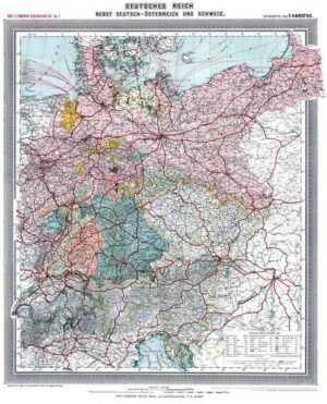 Historische Karte:  Deutsches Reich - Deutschland