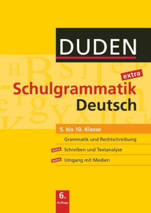 Duden Schulgrammatik extra - 5.-10. Schuljahr