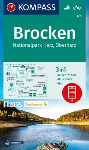 KOMPASS Wanderkarte 455 Brocken