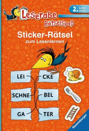 Leserabe: Sticker-Rätsel zum Lesenlernen (2. Lesestufe)