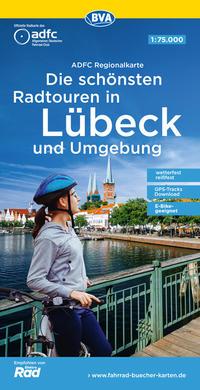 ADFC-Regionalkarte Die schönsten Radtouren in Lübeck und Umgebung 1:75.000