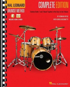 Hal Leonard Drumset Method - Complete Edition: Books 1 & 2 with Video and Audio