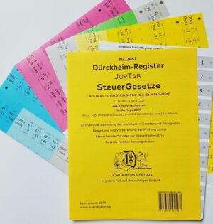 DürckheimRegister® STEUERGESETZE 2022 Zahlen und §§
