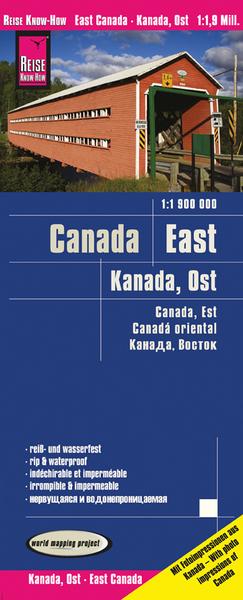 Reise Know-How Landkarte Kanada Ost / East Canada (1:1.900.000)