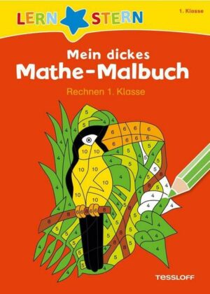 LERNSTERN Mein dickes Mathe-Malbuch Rechnen 1. Klasse