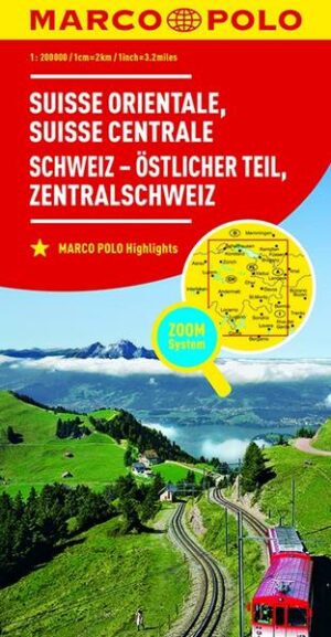 MARCO POLO Regionalkarte Schweiz Blatt 02 Schweiz