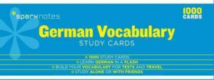 German Vocabulary Sparknotes Study Cards