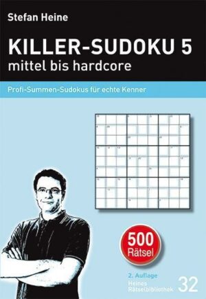 Killer-Sudoku 5 - mittel bis hardcore