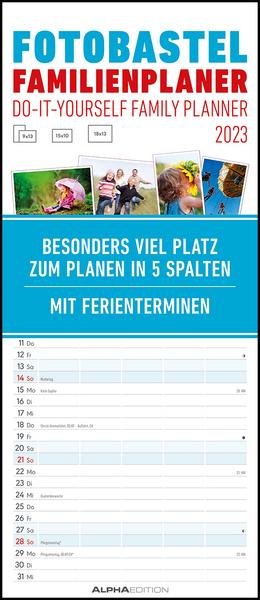 Foto-Bastel-Familienplaner 2023 - Bastelkalender zum Aufhängen - 19