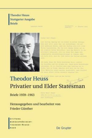 Theodor Heuss: Theodor Heuss. Briefe / Theodor Heuss