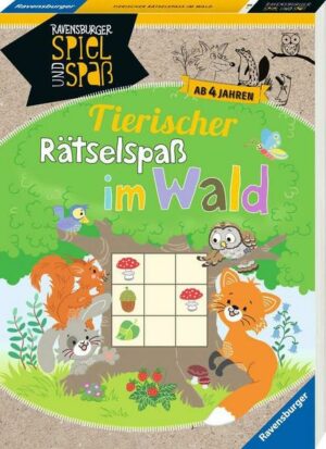 Tierischer Rätsel-Spaß im Wald ab 4 Jahren