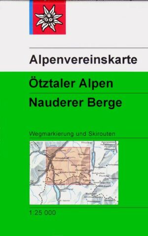 DAV Alpenvereinskarte 30/4 Ötztaler Alpen - Nauderer Berge 1 : 25 000