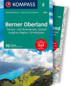 KOMPASS Wanderführer 5925 Berner Oberland