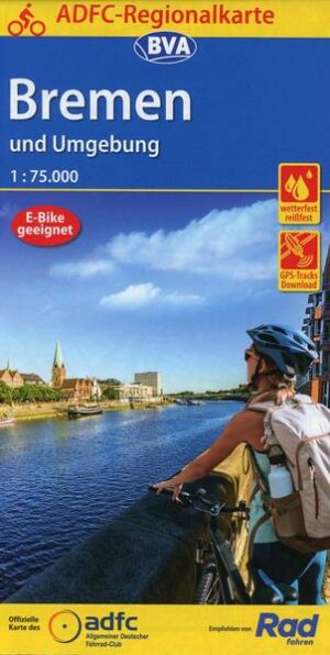 ADFC-Regionalkarte Bremen und Umgebung