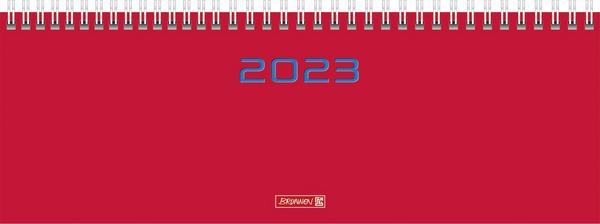 BRUNNEN 1077261013 Wochenkalender Tischkalender 2023 Modell 772 2 Seiten = 1 Woche Blattgröße 29