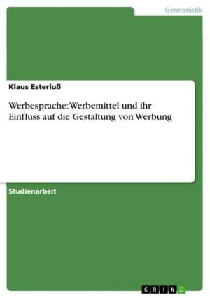 Werbesprache: Werbemittel und ihr Einfluss auf die Gestaltung von Werbung