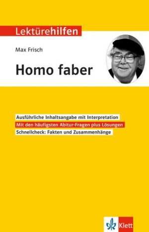 Klett Lektürehilfen Max Frisch
